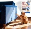 18PCS Cat Scratch Furniture Protector, Single Sided Couch Protectors Tape from Cats Claws Scratching, Transparent Sticky Sheets Proof Clawing Sofa Corner Protection Cover Anti Scratch for Furniture by CreateHarmonyWithYourPet