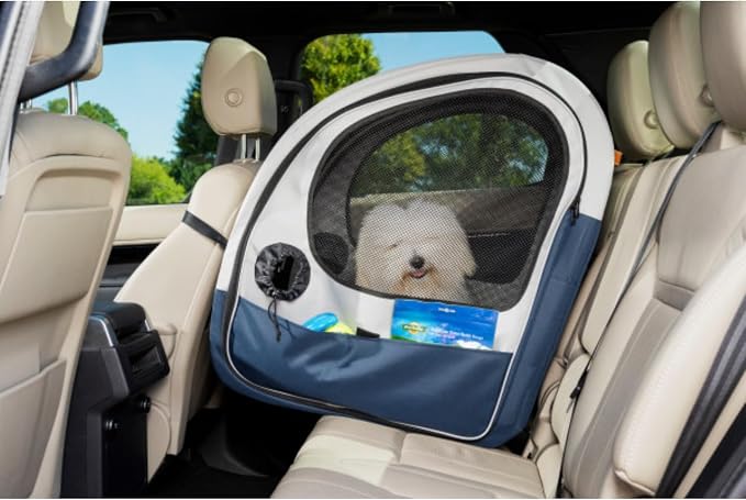 PetSafe Happy Ride Collapsible Travel Dog Crate | Mesh Sides for Ventilation, 2 Entry Doors, Removable Washable Fleece Pad Cover, Folds Flat for Storage, For Pets Up to 60 Lb - Image 3