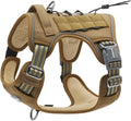 AUROTH Tactical Dog Harness for Small Medium Dogs No Pull Adjustable Pet Harness Reflective K9 Working Training Easy Control Pet Vest Military Service Dog Harnesses Army Yellow S | No Choke, Heavy Duty, Reflective, Military K9, Adjustable, Handle, Easy... by AurothPets