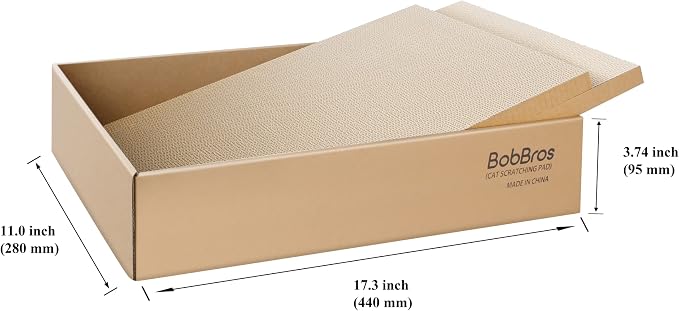 5 Packs in 1 XL Cat Scratcher, Cat Scratching Pad, Double Sided Cardboard Cat Scratcher - Image 4