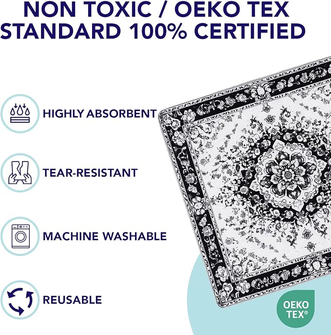 PUPIBOO Washable Pee Pads for Cats & Dogs - Super Absorbent Reusable Cat Litter Mat & Puppy Training Pads - 100% Waterproof, Leak-Proof & Non-Slip Whelping Pads for Pet Housebreaking - Image 5