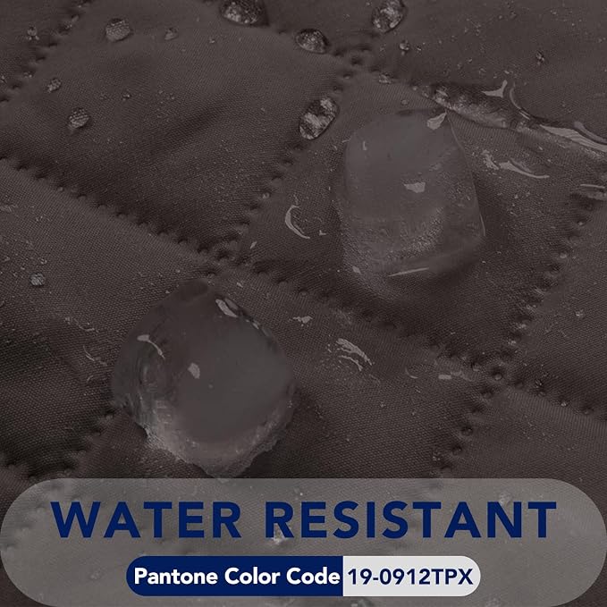 PureFit Reversible Quilted Sofa Cover Dog Couch Covers for Sofa, 28 in | Chocolate/Beige, Water Resistant Couch Protector, Washable Pet Couch Cover with Non Slip and Elastic Straps For Kids - Image 4