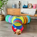 3-Way Collapsible Cat Tunnel Tube Toy Rainbow Y — Interactive Play Tunnel with Hanging Ball & Peek Hole for Indoor Cats, Kittens, Puppies & Rabbits | Hours of Fun & Exercise by Mabaytir