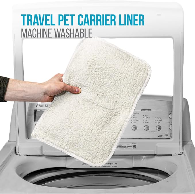 Sherpa Pet Carrier Airline Approved with Spring Wire Frame - Cat Carrier and Dog Carriers for Airline Travel and Vet Visits, Mesh Ventilation, Locking Zippers - Charcoal Grey, Large - Image 11