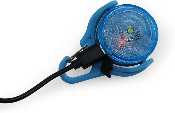 Rechargeable Adventure Light | Water Resistant Bright LED Clip-On Flashing Light for Dog Walking, Running and All Outdoor Activities (White) - Image 5