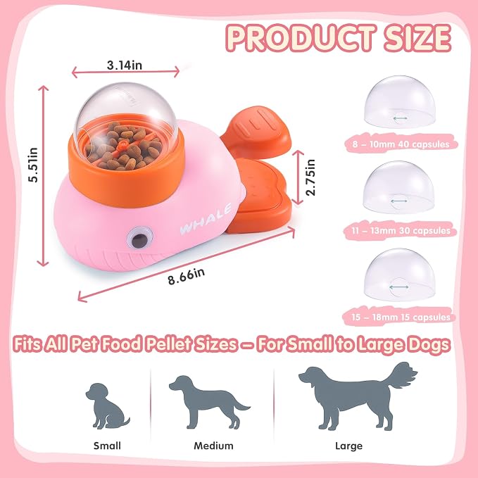 Interactive Dog Toys & Cat Toys for Indoor Cats, Dog Puzzle Toy Slow Feeder Bowl, Puppy Enrichment Toys, Interactive Cat Toys, Dog Feeder Puzzle Toy for Smart Dogs to Keep Them Busy - Image 3
