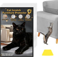 Cat Scratch Furniture Protector 14Pack Clear Anti Cat Scratch Protector, Single-Sided Self-Adhesive Furniture Cat Scratch Protector (14 Pack) by VCANIVR