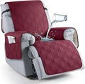 TAOCOCO Waterproof Recliner Chair Covers 30 Inch Wide, Oversized Recliner Covers for Recliner Chair with Pocket, Recliner Slipcovers with Straps Furniture Protector for Kids Pets (30'', Wine) by TAOCOCO
