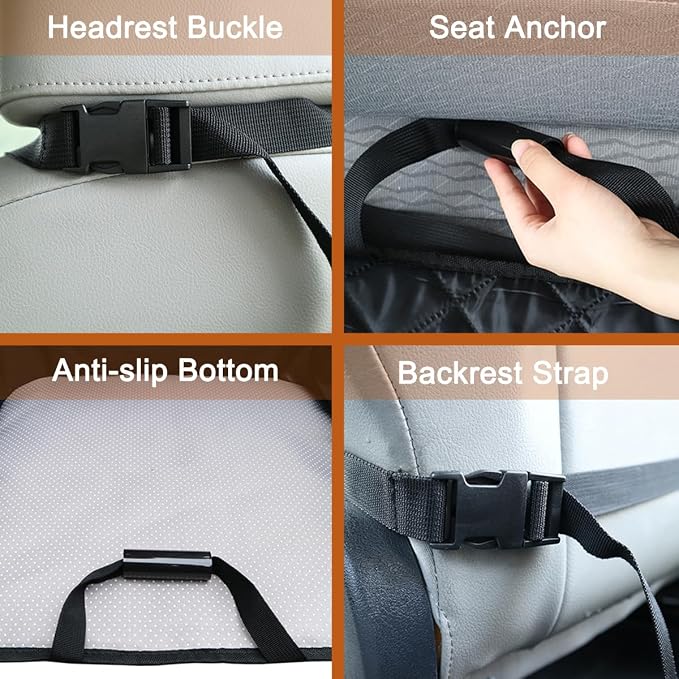 Front Seat Cover for Dogs 2PK Car Seat Covers Front Seats Pet Car Seat Cover Bucket Car Seat Cover for Dogs Front Car Seat Covers Front Seat Pet Cover - Image 5