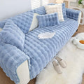 Faux Fur Couch Covers for Sofa Thick Fuzzy Sofa Covers for Dogs | Soft Warm Couch Cover Shaggy Fuzzy Sectional Sofa Cover Non-Slip Plush Sofa Slipcover Furniture Protector by WelcometoXSlive