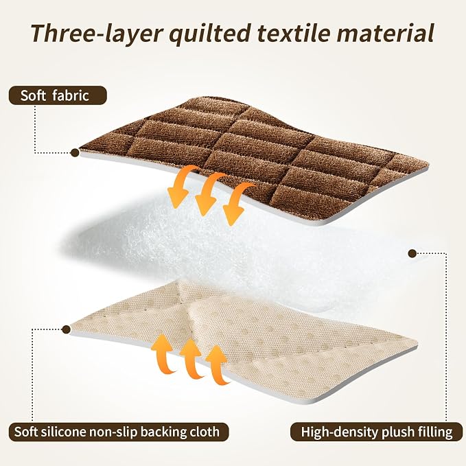 Couch Covers for Dogs, Velvet Dog Couch Cover, Pet Couchs Covers for Loveseat, Couchs Protector for Dogs, Sofa Cover for Pets Washable(1PC, Dark Brown, 27.6"×70.9", 2-3 Seater) - Image 6