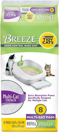 Purina Tidy Cats Cat Litter Breeze Pads Refill Pack Multi Cat Litter Pads - 8 ct. Bag by PurinaTidyCatsLitter
