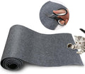 Cat Scratch Mat 78.7"x15.8",Replacement Cat Scratching Post or Scratch Pad,DIY Cat Tree Shelf,Decoration Cat Tower,Protector Couch Furniture or Wall (Black) by XUYEDOGLSH