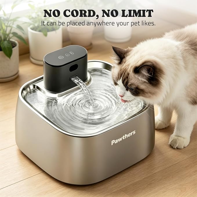 Pawtners Replacement Intelligent Host for STR-PT-108A Pumpless Cat Fountain | Ultra Quiet Host for STR-PT-108A Cordless Pet Water Fountain, Low Voltage DC 5V - Image 5