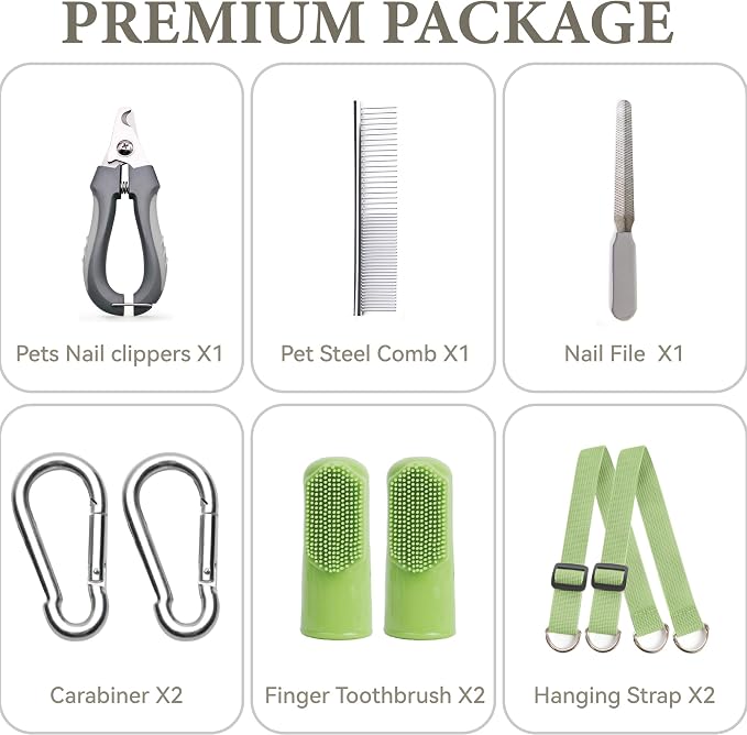 Dog Grooming Hammock – for Dogs Cat Grooming Hammock,Dog Sling for Nail Trimming with Dog Nail Clippers for Small Dogs,Dog Hammock for Nail Trim,Dog Hanging Harness for Nail Trimming - Image 3