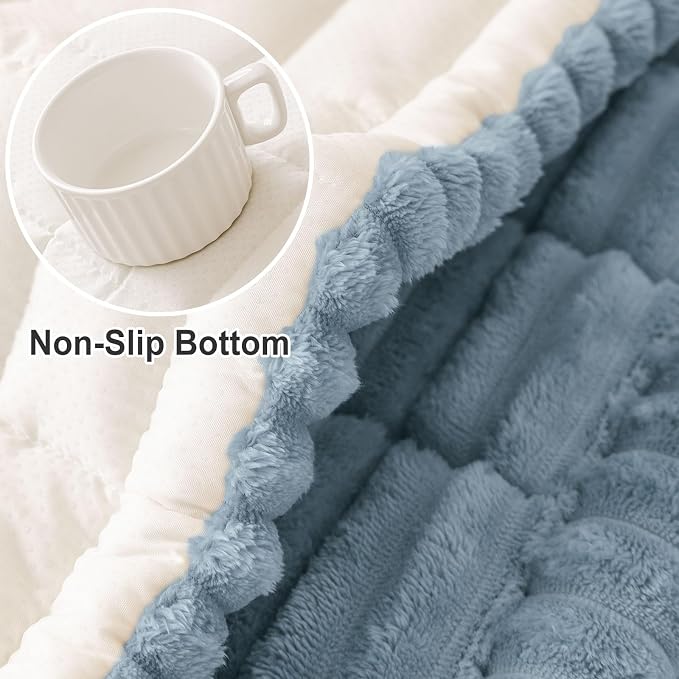 hyha Couch Cover for Dogs, Washable Non Slip Plush Flannel Sofa Protector | Thick Flannel, Anti-Slip Backing, Pet Hair & Scratch Protection, Fits Sofa & Loveseat (27.6" x 88") - Image 6