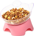 MILIFUN Raised Cat Food Bowls with Stand, Cat Dishes for Food or Water, Tilted Bowl, Pet Dish with Stand by Milifunpets