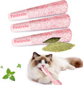Tocirelo Catnip Toys for Cats, 100% Pure 45000mg Organic Natural Catnip | 3Pack Funny Pink Cat Nip Toys Bite-Resistant, Safe Kitten Teething Kicker Toys for Indoor Cats, Soft Plush Cat Chews 5.9inch by Tocirelo
