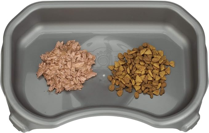 Neater Pet Brands Large Capacity Cat Bowls, Water Bowl for Cats, Reptiles, Chickens, Birds, & Small Animals, Cat Food Bowl (6 Cups), Indoor or Outdoor Water Trough & Feeder, Gunmetal Grey - Image 7