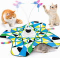 Interactive Cat Toy for Indoor Cats, Rechargeable 3-in-1 Hide & Seek Toy | Touch Activated, Spinning Butterfly, Plush Tail, Ultra Quiet, Rechargeable, Non Slip Base, Self Play for Adult Cats & Kittens by kupet
