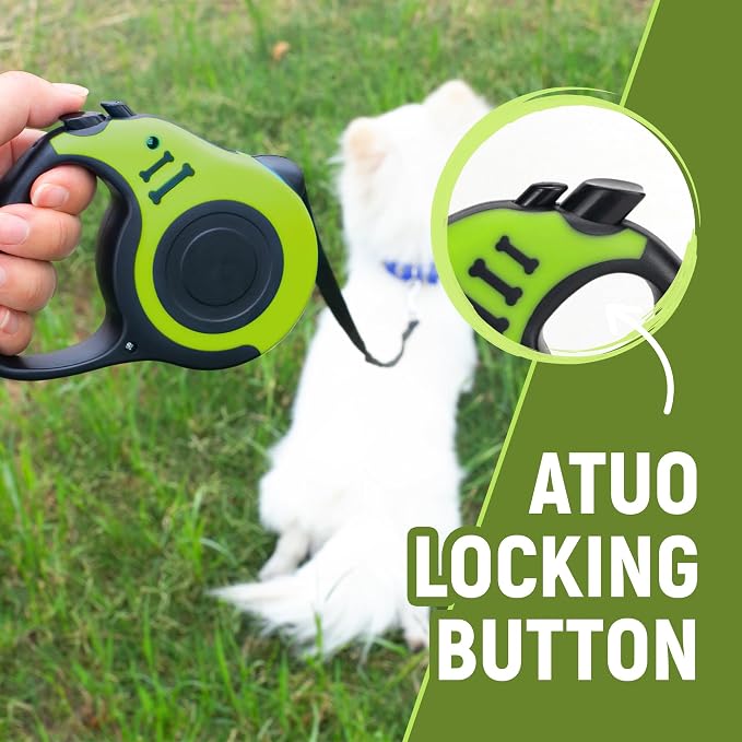 Retractable Dog Leash Automatic Telescopic Tractor Dog Tape | Pet Tape 10/16 FT Durable and Convenient, with Non-Slip Handle, Suitable for Small and Medium-Sized Dogs - Image 4