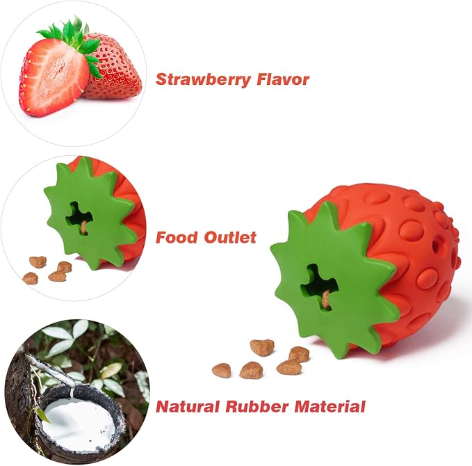 MewaJump Dog Rubber Chew Toys,Treat Food Dispensing Toy Puzzle Toys Ball - Image 3