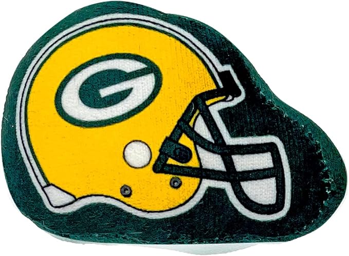 BEST PLUSH CAT TOY - NFL GREEN BAY PACKERS Complete Set of 3 piece Cat Toys filled with Fresh Catnip. Includes: 1 Helmet Cat Toy, 1 Football Cat Toy with Feathers & 1 Beer Bottle. Beautiful Team LOGOS - Image 3