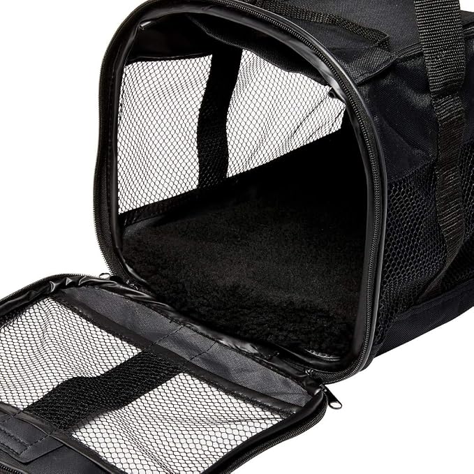 Petmate Soft-Sided Kennel Cab Pet Carrier, Black, for Dogs and Cats Up to 15 Pounds (Pack of 3) - Image 6