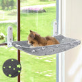 Zoratoo Glow in the Dark Cat Window Perch, Foldable Cordless Pet Hammock, M | Glowing Stars Fabric, Sturdy Metal Frame, Removable for Machine Wash, Comfortable Sunken Design Resting Seat for Indoor Cats by Zoratoo