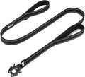 GEIT 2 Padded Handles Heavy Duty Dog Leash for Small Medium and Large Dogs | 4/5/6FT Reflective Dog Leashes with Aluminum Quick Release/Locking Tactical Frog Clip,Comfortable Traffic Handle by GEIT
