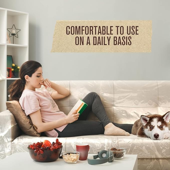 Plastic Couch Cover, Plastic Couch Covers for Pets, Sofa Protector, 96"x40" | Houseables Clear Vinyl Slipcover, Furniture Protectors For Cats, Dogs, Waterproof, Pet Pee Urine Proof, Scratch, Heavy Duty - Image 2