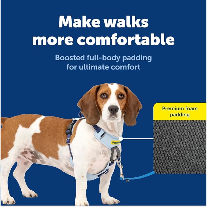 PetSafe Easy Walk Comfort No Pull Dog Harness, Blue, Small | Stops Pulling on First Use with Front Martingale Loop, Full-Body Padding, 5-Point Adjustable Fit - Image 3