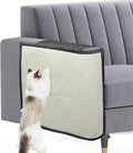 Upgraded Cat Scratch Furniture Couch Protector with 27.6’‘L*19.6’‘W Natural Sisal for Protecting Large Area Couch Sofa Chair,Couch Corner Cat Scratcher(Dark Grey/Right Handed) by Oroonoko