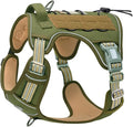 AUROTH Tactical Dog Harness for Large Dogs No Pull Adjustable Pet Harness Reflective K9 Working Training Easy Control Pet Vest Military Service Dog Harnesses | No Choke, Heavy Duty, Reflective, Military K9, Adjustable, Handle, Easy Control for Walking,... by AurothPets