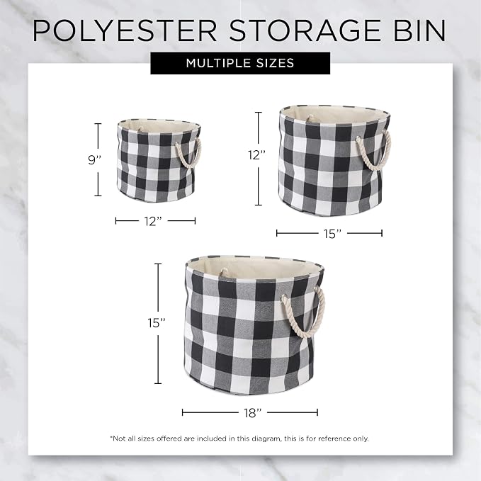 Bone Dry Pet Storage Collection Striped Paw Patch Bin, Dark Navy, Small Round - Image 8