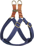Step in Dog Harnes for Small Dogs, Dark Blue, S, Chest 14-22" | Freedom Nylon Dog Halter Vests with Metal Buckles, Easy On and Off, Adjustable Straps, Escape-Proof, Easy Walking Training by Didog