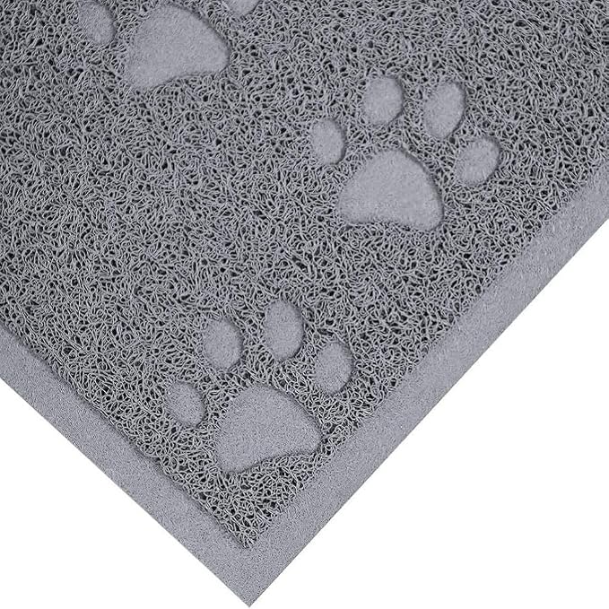 Bulk buys Cat Litter Mat. Traps Litter. Soft Non-Slip Surface. Easy to Clean. 11.5 x 15.75 in Gray Mat for Litter Box Area - Image 9