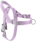 No Pull Dog Harness with Handle, Adjustable Soft Mesh Padded Vest | Reflective Walking Harness with Front Clip for Small Medium Large Dogs, Quick Fit No Escape for Training, Purple, S by Fortheloveofpets