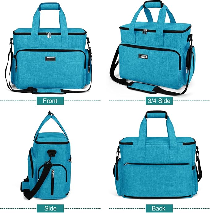 BAGLHER Dog Travel Bag, Pet Travel Bag (ALL Pet Travel Supplies), With 2 Pet Food Containers and 2 Collapsible Silicone Bowls; Essential Kits for Pet Travel Sky Blue - Image 2