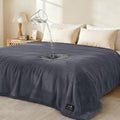 Luciphia Waterproof Pet Blanket, Liquid Pee Proof Dog Blanket for Sofa Bed Couch, Reversible Sherpa Fleece Furniture Protector Cover for Small Medium Large Dogs Cats, Dark Gray X-Large（85" x 57"） | waterproof pet blanket sherpa fleece reversible couch ... by luciphia