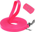 Wolfone Waterproof Dog Leash 50FT Long Line Training Recall Lead | 50FT Dog Leash: Heavy duty PVC coated long line with easy clean surface durable training rope for recall and outdoor use by Wolfonepetsupplies