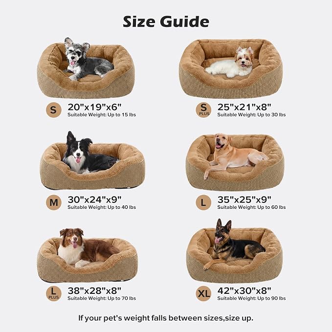 Large Dog Bed, Washable Orthopedic Warming Soft Sleeping Durable with Anti-Slip Bottom - Image 5