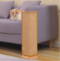 SHENGOCASE 24.5" Tall No Drilling Wall Sofa Couch Corner Cat Sisal Scratcher,Scratching Post,Replaceable Sisal Scratch Pad Mat, Couch Protector by SHENGOCASE