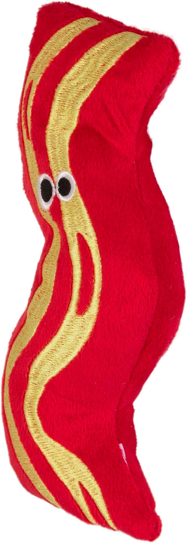 Mad Cat Bacon Kicker Breakfast Cat Toy with Catnip and Silvervine, 1 Pack | Food themed plaything felines grab, wrestle and hug during energetic play sessions, sparks natural instincts at home daily - Image 2