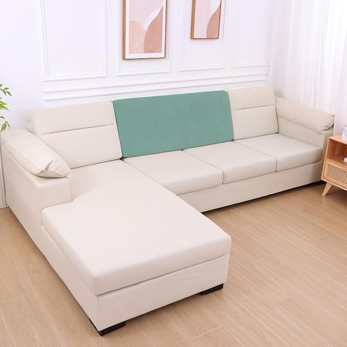 hyha Individual Couch Cushion Covers, Sofa Seat Cushion Covers Washable | Stretch Dog Couch Cover, Elastic Bottom, Anti-Slip Protector, Ideal For Pets & Kids, Durable Sofa Slipcover, Back Cover L - Image 7