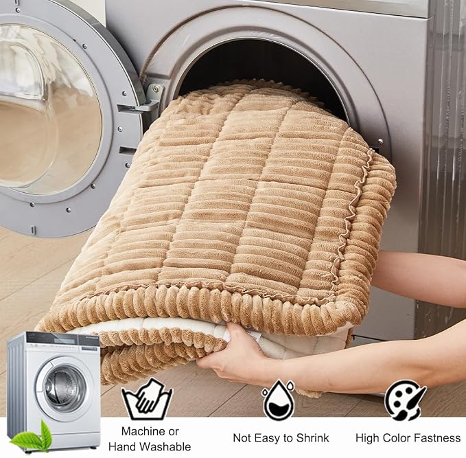 Awjcsv Couch Covers for Dogs Washable, Non Slip Sofa Protector Pet Friendly | Thick, Soft Furniture Cover, Against Pets Hair & Scratch, Fits Leather and Fabric Couches, 27.6" X 27.6" - Image 5