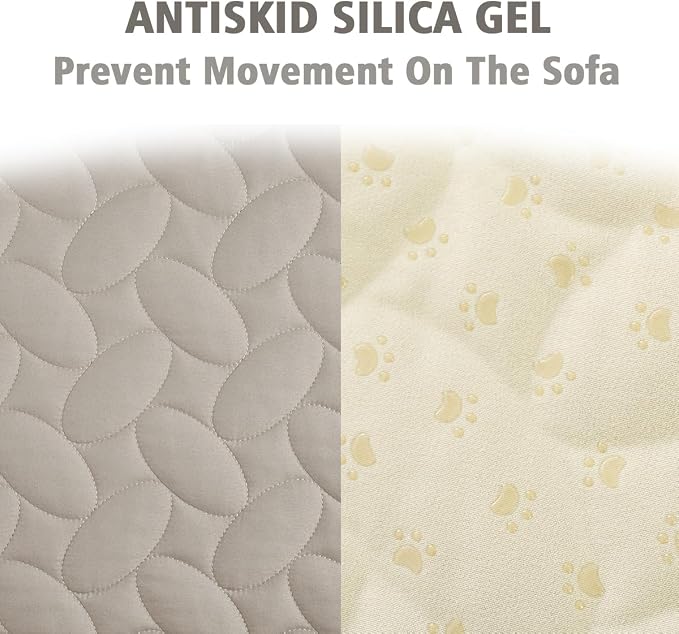Ameritex Waterproof Pet Bed Cover Anti-Slip Dog Bed Blanket for Sofa and Furniture Waterproof New Pattern Design (Khaki, 30x70 Inch (Pack of 1)) - Image 4
