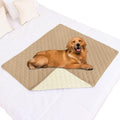 Smiry Waterproof Reversible Pet Couch Covers for Dogs | Pet Friendly, Soft Fabric, Washable Sofa Furniture Protector for Dogs Cat Kids, Checkered (40"x50", Camel/Beige) by Smiry