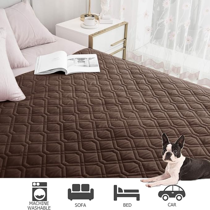 Ameritex Waterproof Dog Bed Cover Pet Blanket for Furniture Bed Couch Sofa Reversible - Image 4