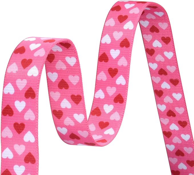 Mihqy Dog Collar and Leash Set, for Medium Dogs, Pink Heart Set,M | with Fashion Patterns, Adjustable for Small Medium Large Dogs, Comfortable for Walks and Outdoor Hikes - Image 3